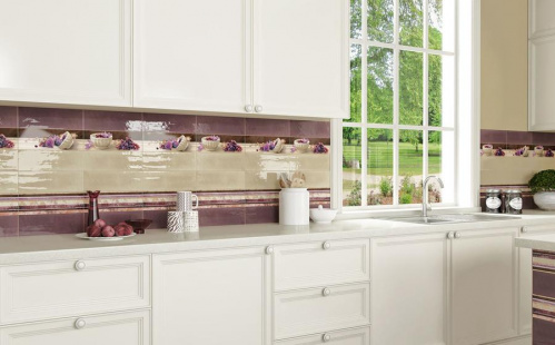 Плитка керамическая Absolut keramika Masia Milano Brillo Blanco настенная 10х30